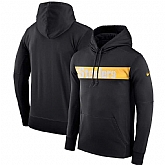 Men's Pittsburgh Steelers Nike Sideline Team Performance Pullover Hoodie Black,baseball caps,new era cap wholesale,wholesale hats